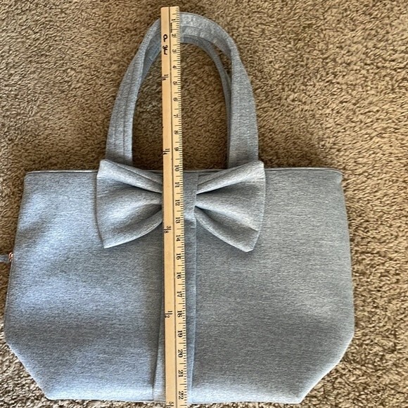Stella & Dot Crush It Bow Tote - Grey NWOT - Picture 8 of 8